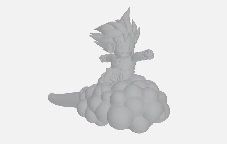 Kid Goku cưỡi mây Kinto-un (Nimbus) – Dragon Ball - Image 2