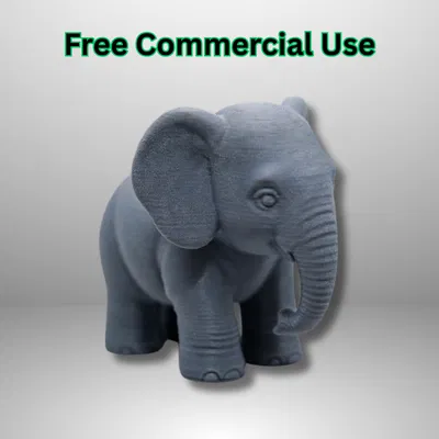 Mô hình Bé Voi Con Dễ Thương Để Bàn