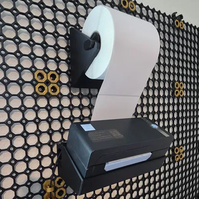 Giá treo máy in tem JADENS Bluetooth & holder cuộn MUNBYN – hợp MultiBoard