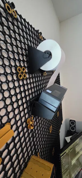 Giá treo máy in tem JADENS Bluetooth & holder cuộn MUNBYN – hợp MultiBoard - Image 3