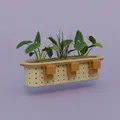 Chậu trồng cây treo mép bể cá (Suspended aquarium planter) - Thumbnail 3