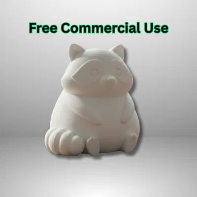 Mô Hình Raccoon Dễ Thương Để Bàn