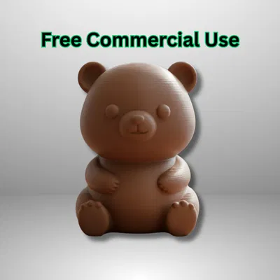 Tượng Gấu Con Dễ Thương Để Bàn