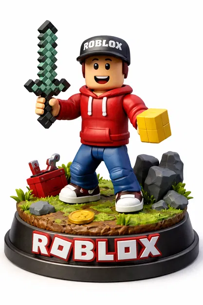 Roblox figurka – mô hình nhân vật phong cách Roblox để in 3D - Image 1