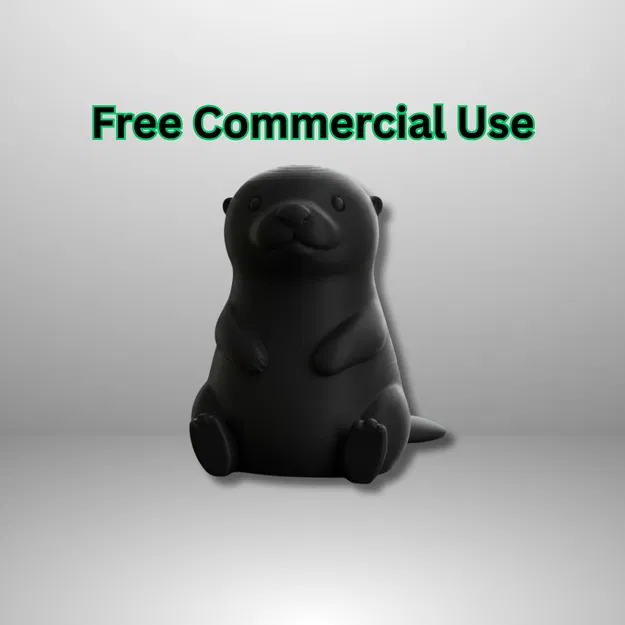 Tượng Rái Cá Dễ Thương Để Bàn - Image 1