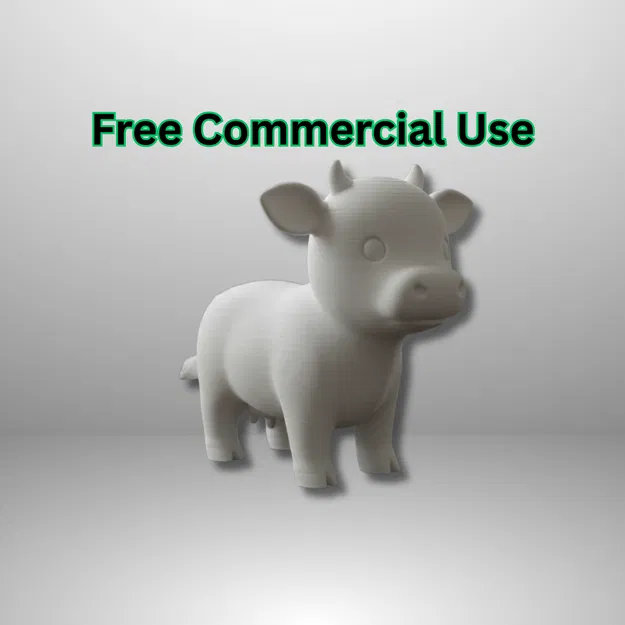 Tượng Bê Con Dễ Thương - Image 1