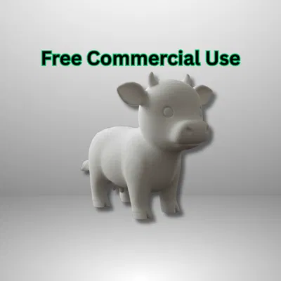 Tượng Bê Con Dễ Thương