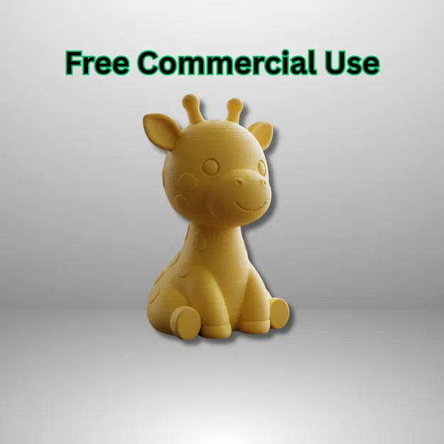 Mô hình Hươu Cao Cổ Con Dễ Thương để Bàn - Image 1