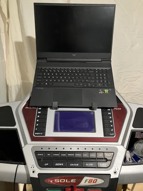 Móc treo giữ laptop/tablet cho máy chạy bộ (Treadmill laptop/tablet holder hooks) - Image 2