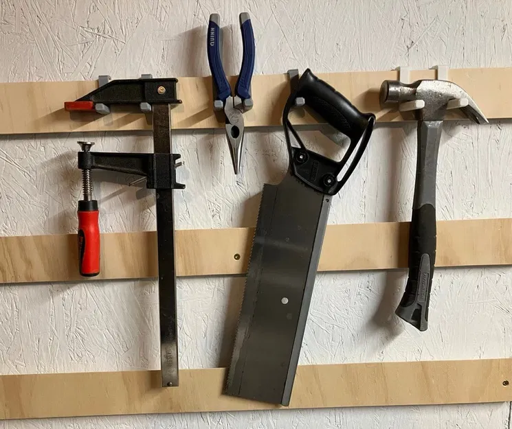 Móc French cleat nối được (French cleat linkable hooks) - Image 1