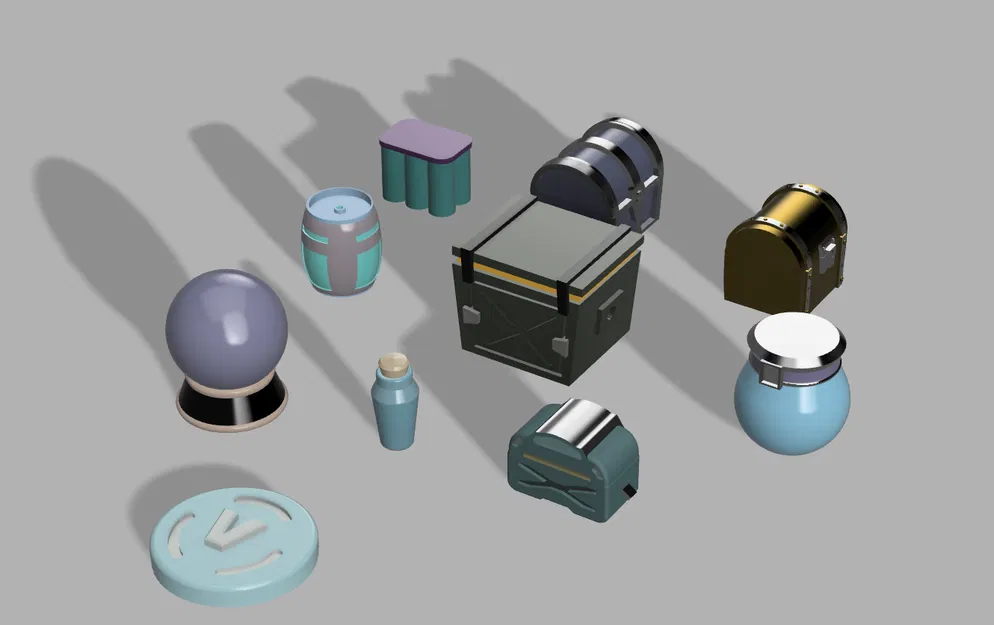 Phụ kiện trang trí bàn làm việc Fortnite (Desk Props) - Image 1