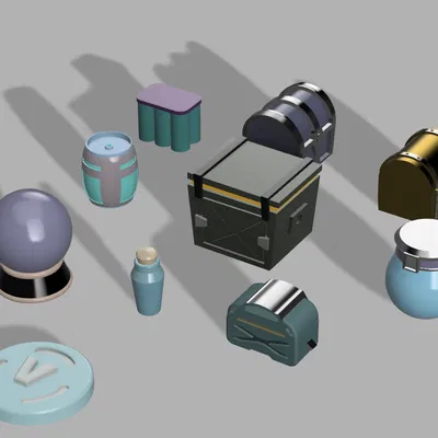 Phụ kiện trang trí bàn làm việc Fortnite (Desk Props)