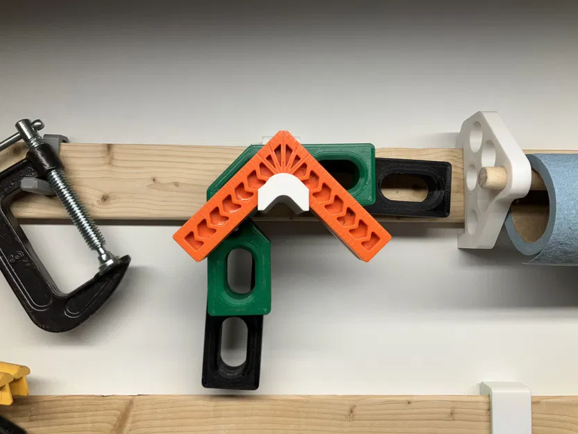 Giá treo French cleat cho băng keo & thước vuông (Tape/Square Holder) - Image 2