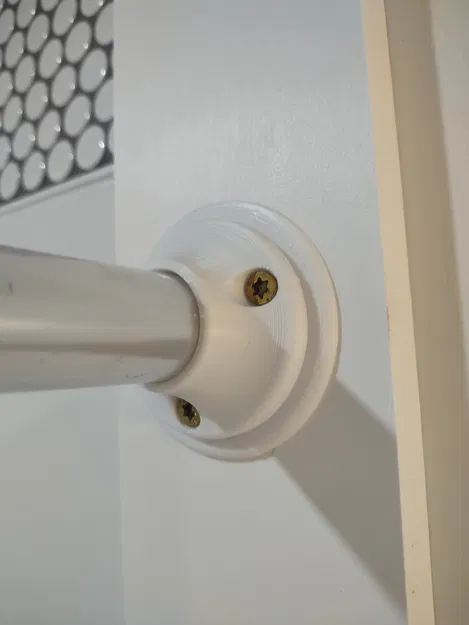 Giá đỡ thanh treo rèm tắm (Shower Curtain Pole Mount) - Image 1