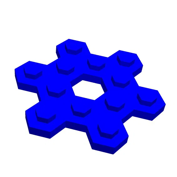 Bộ STEM Brix 43 mảnh (hexabricks) - Image 32