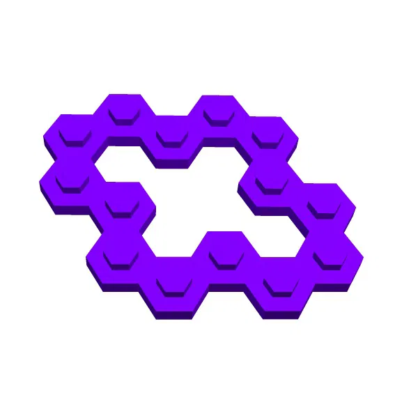 Bộ STEM Brix 43 mảnh (hexabricks) - Image 35