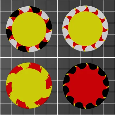 Maker Chip Blank Sun 12 Point