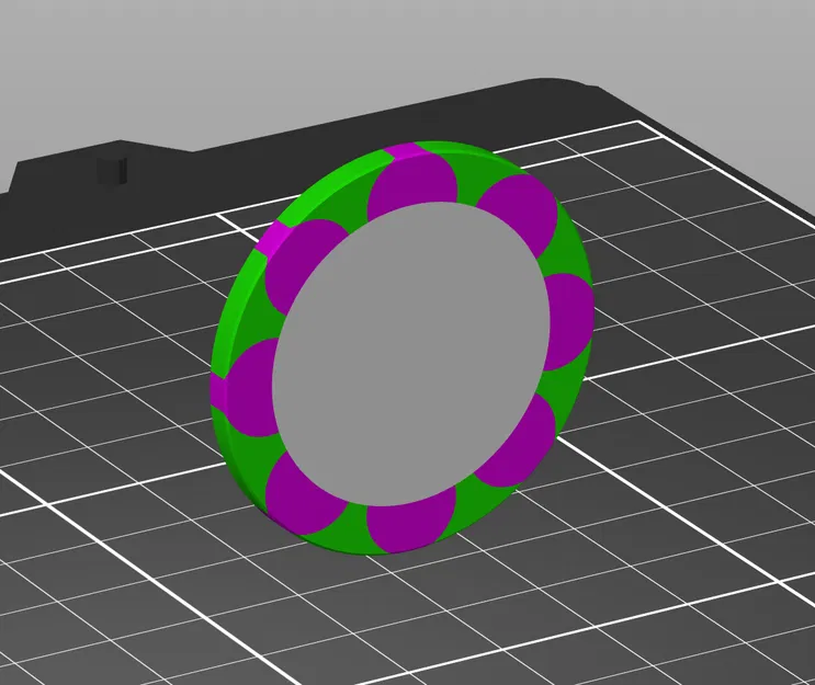 Maker Chip Blank Flower 8 Petal - Image 2