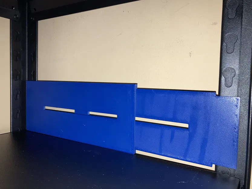 Thanh chắn kệ kim loại thép (Steel metal shelf guard) - Image 1