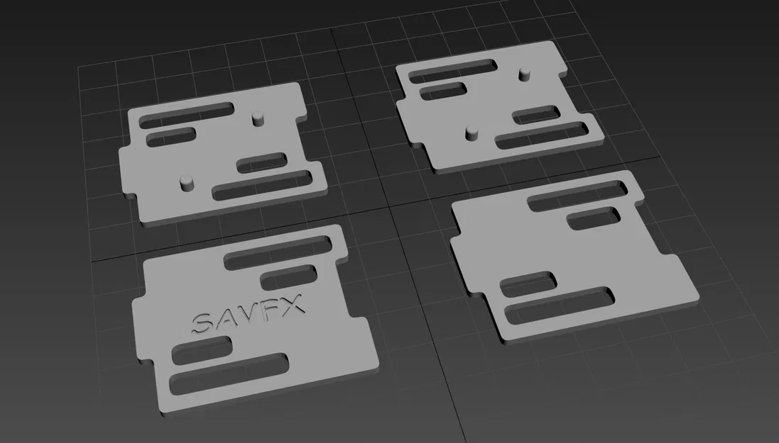 Đế Stand Action Figure 2 Chốt – Model SAVFX A02 - Image 2