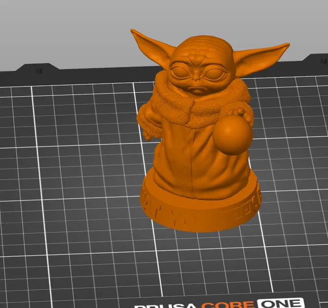 Baby Yoda Với Quả Bóng (Baby Yoda With Ball) - Image 1