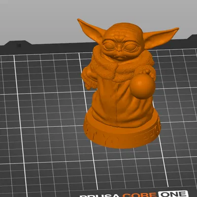 Baby Yoda Với Quả Bóng (Baby Yoda With Ball)