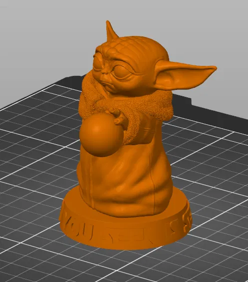 Baby Yoda Với Quả Bóng (Baby Yoda With Ball) - Image 2