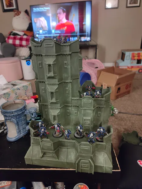 Vase Mode Terrain Planetstrike Bastion (Warhammer 40k) - In Vase Mode - Image 1