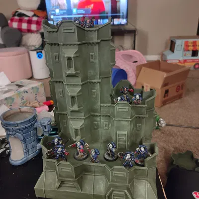Vase Mode Terrain Planetstrike Bastion (Warhammer 40k) - In Vase Mode