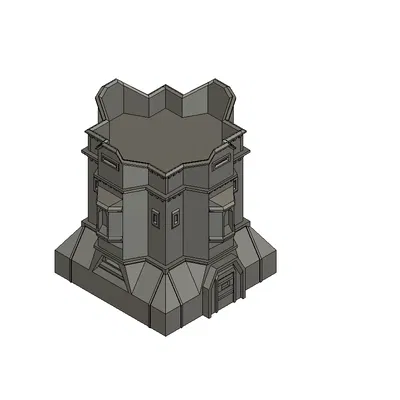 Vase Mode Terrain Planetstrike Bastion (Warhammer 40k) - In Vase Mode