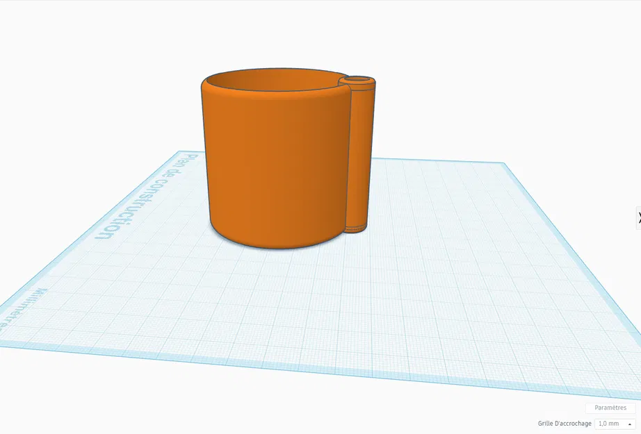 Chậu hoa (Flower Pot) đơn giản 62×62×63mm - Image 2