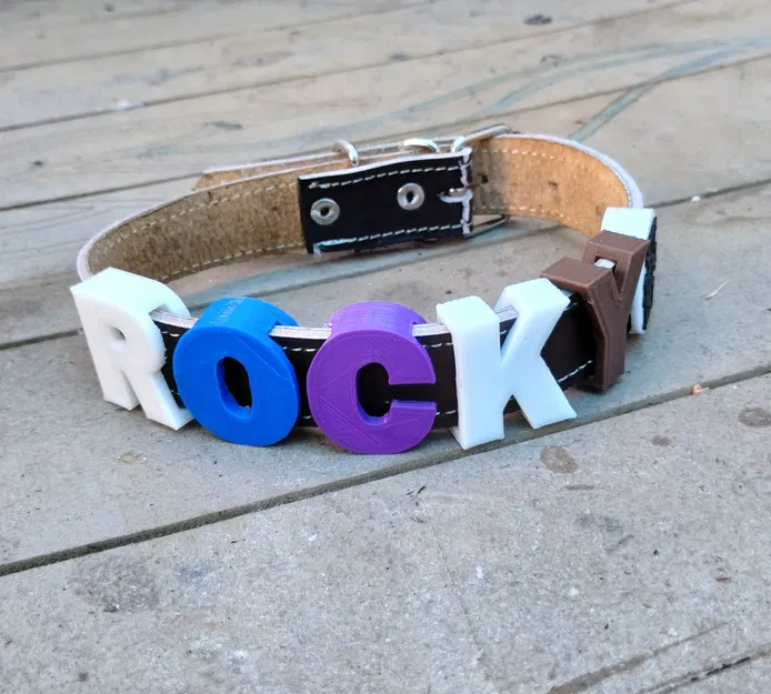 Chữ cái cho vòng cổ chó (Letters for Dog Collar) - Image 1