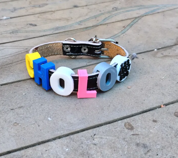 Chữ cái cho vòng cổ chó (Letters for Dog Collar) - Image 3