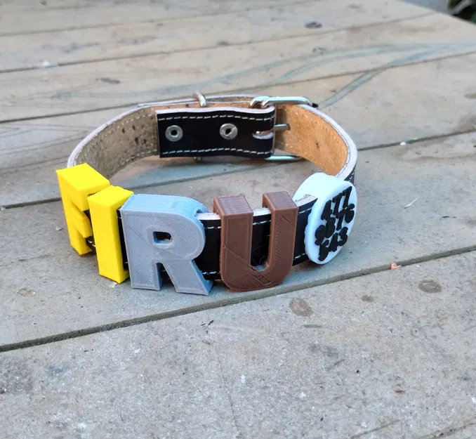 Chữ cái cho vòng cổ chó (Letters for Dog Collar) - Image 4