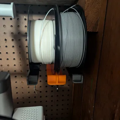 Giá treo cuộn filament cho pegboard - Phần giữa