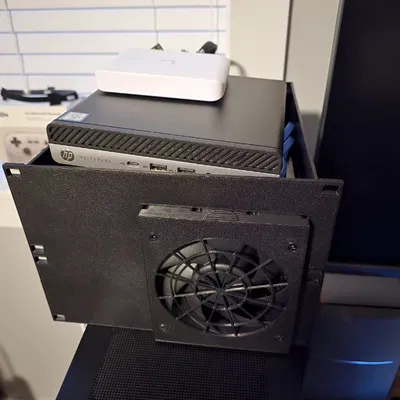 Rack 10 inch 4U JBOD Oculink 5 ổ với nguồn ATX