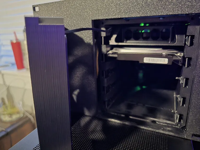 Rack 10 inch 4U JBOD Oculink 5 ổ với nguồn ATX - Image 3