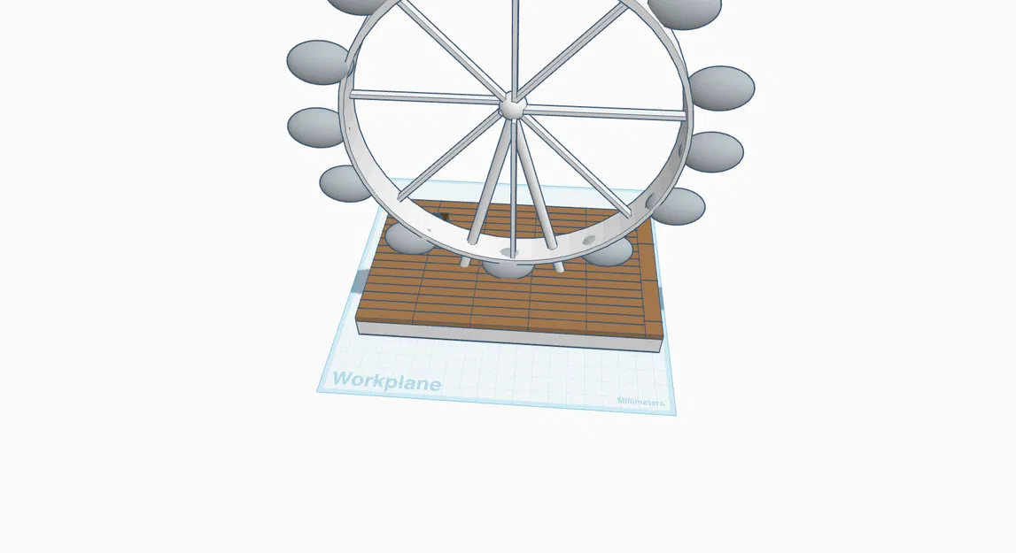 London Eye (Vòng quay London) - Mẫu 3D - Image 2