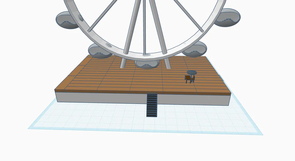 London Eye (Vòng quay London) - Mẫu 3D - Image 4