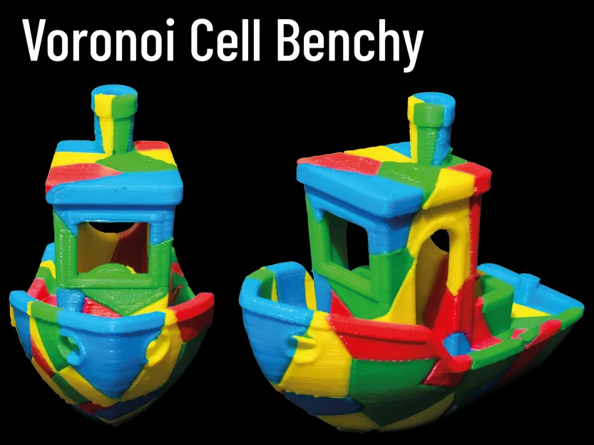 Voronoi Cell Benchy – Benchy tessellation nhiều ô (multicolor) - Image 2