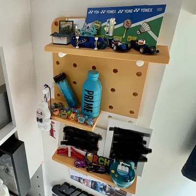 Pegboard modular treo tường (in 3D)