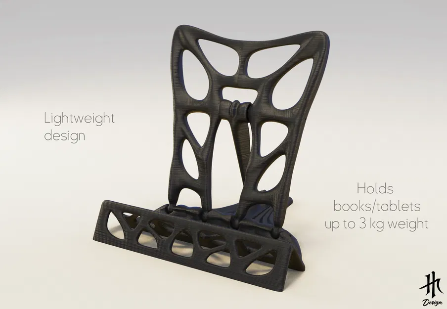 Giá Đỡ Tablet & Sách Bionic – Thiết Kế Hữu Cơ Tối Giản - Image 1