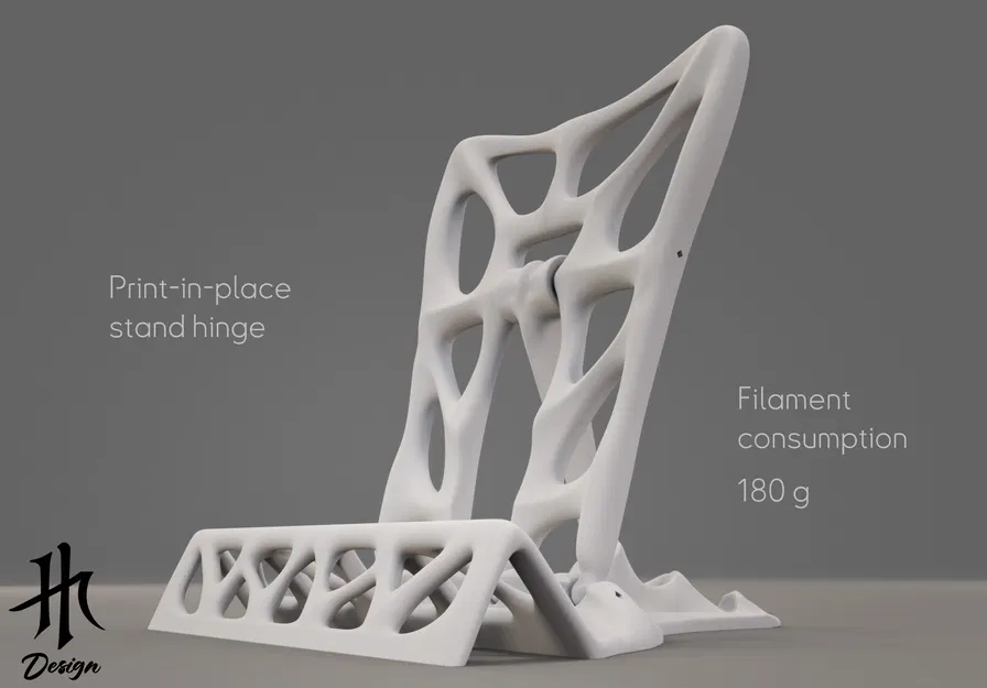 Giá Đỡ Tablet & Sách Bionic – Thiết Kế Hữu Cơ Tối Giản - Image 3