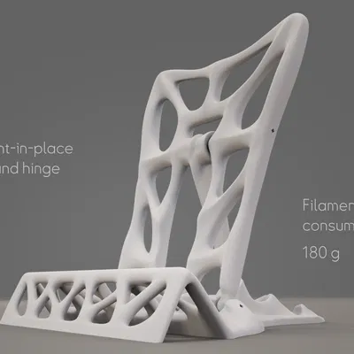 Giá Đỡ Tablet & Sách Bionic – Thiết Kế Hữu Cơ Tối Giản