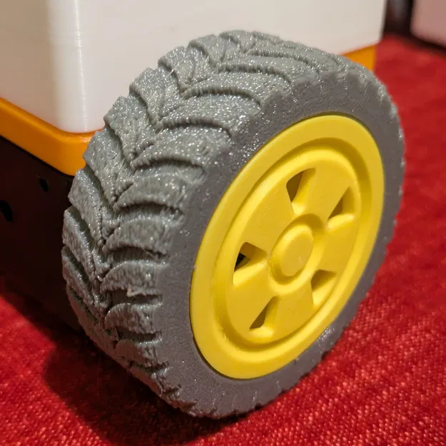 Hub bánh xe và lốp cho xe RC/Robot (Wheel Hub and Tires) - Image 3