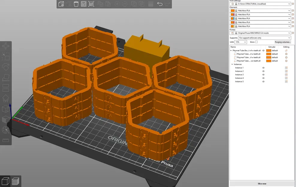 Brace lục giác cho playmat (kết hợp với hex tube playmat holders) - Image 3
