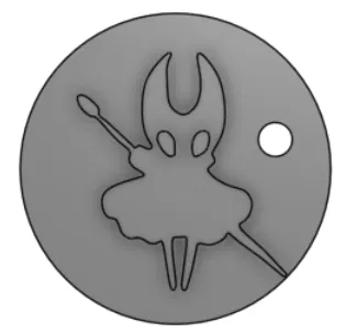 Móc khóa Silksong và Hollow Knight - Image 1