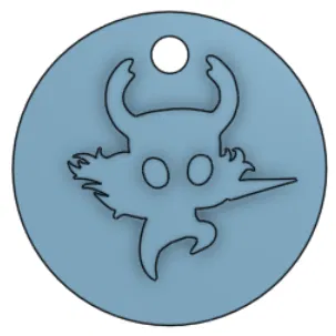 Móc khóa Silksong và Hollow Knight