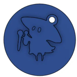 Móc khóa Silksong và Hollow Knight