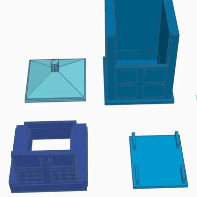 Hộp bài Tardis kèm ngăn chứa xúc xắc